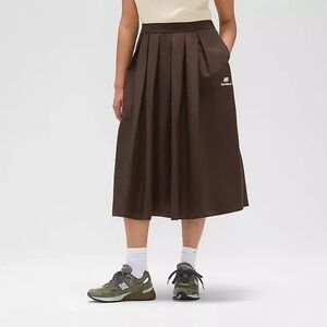 NWT New Balance Made in USA Pleated Midi Skirt